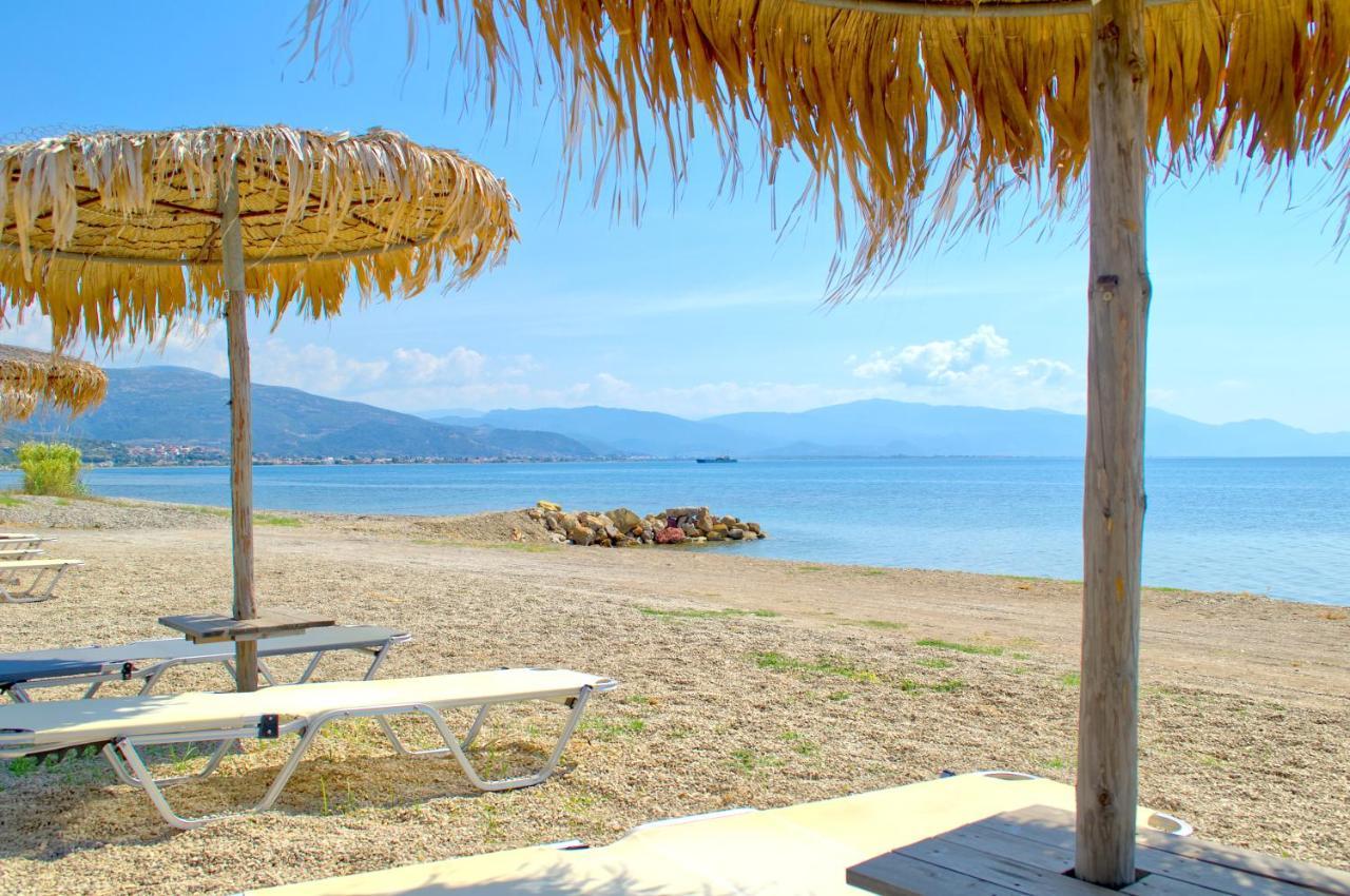 Epipleon Luxury Suites -106- Δωμάτιο 40Τμ Με Βεράντα 45Τμ Μπροστά Στην Θάλασσα Nafpaktos Extérieur photo